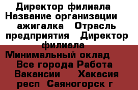 Директор филиала › Название организации ­ Zажигалка › Отрасль предприятия ­ Директор филиала › Минимальный оклад ­ 1 - Все города Работа » Вакансии   . Хакасия респ.,Саяногорск г.